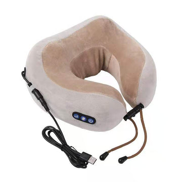 Neck Massage Pillow Device Electric Apparatus Shoulder Back Cervical Massager For Body Relaxation