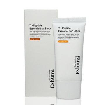 Eshumi Tri Peptide Essential Sun Block 50g SPF50+ PA++++ Pack of 100 pcs