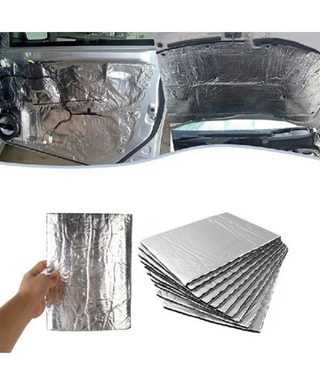 10 Sheets Car Sound Deadening Damping Mat Automotive Thermal and Acoustic Insulation Mat
