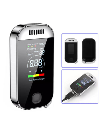 Professional LCD Digital Breath-Alcohol Tester Portable Breathalyser Self Analyzer