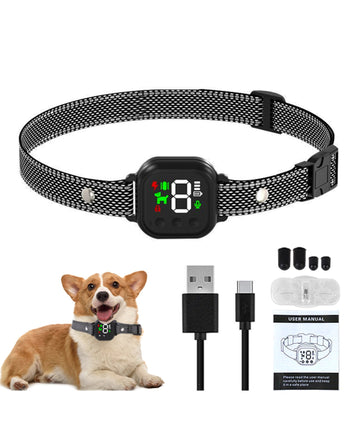 Smart Automatic Anti Barking Collar Digital Waterproof Stop Bark Collar for Dog Pet