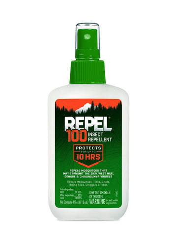 Repel 100 Insect Repellent, Pump Spray -10-Hour Protection 118g Pack of 100