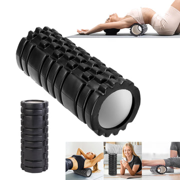 Foam Fitness Roller Deep Tissue Massage Roller Muscle Trigger Point Massager for Sore Muscles Recovery