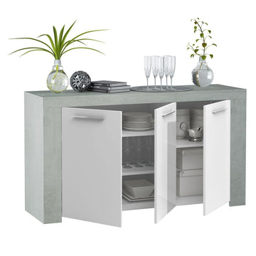 Curro White and Grey Sideboard - 2904