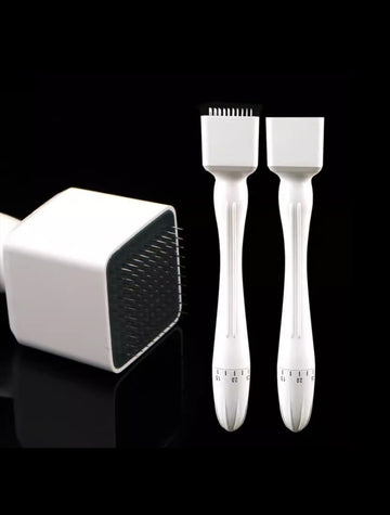 Adjustable 0-3mm Needle Length 100 Needles derma roller stamp For Skin Care Hair Regrowth Pack of 100pcs