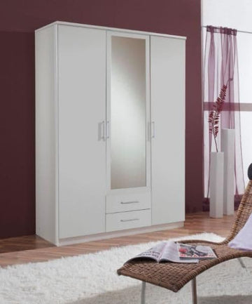 Venice Alpine White 3d 2drw Wardrobe - 2392