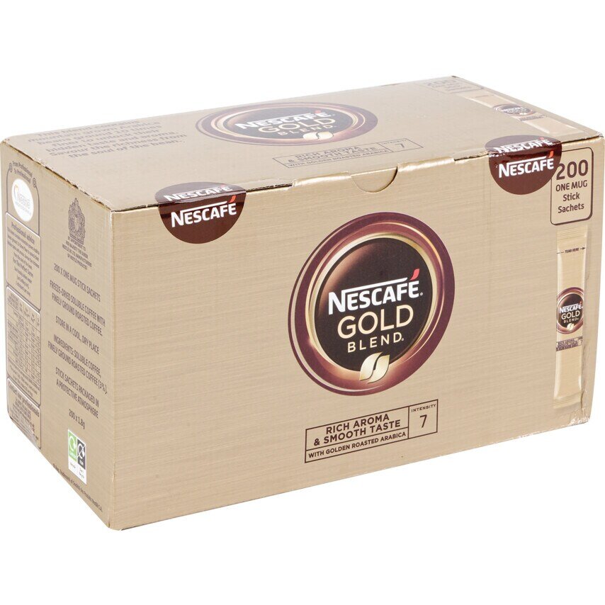 12151864 Nescafe Gold Blend Coffee 1-Cup Sachet (Pk-200)