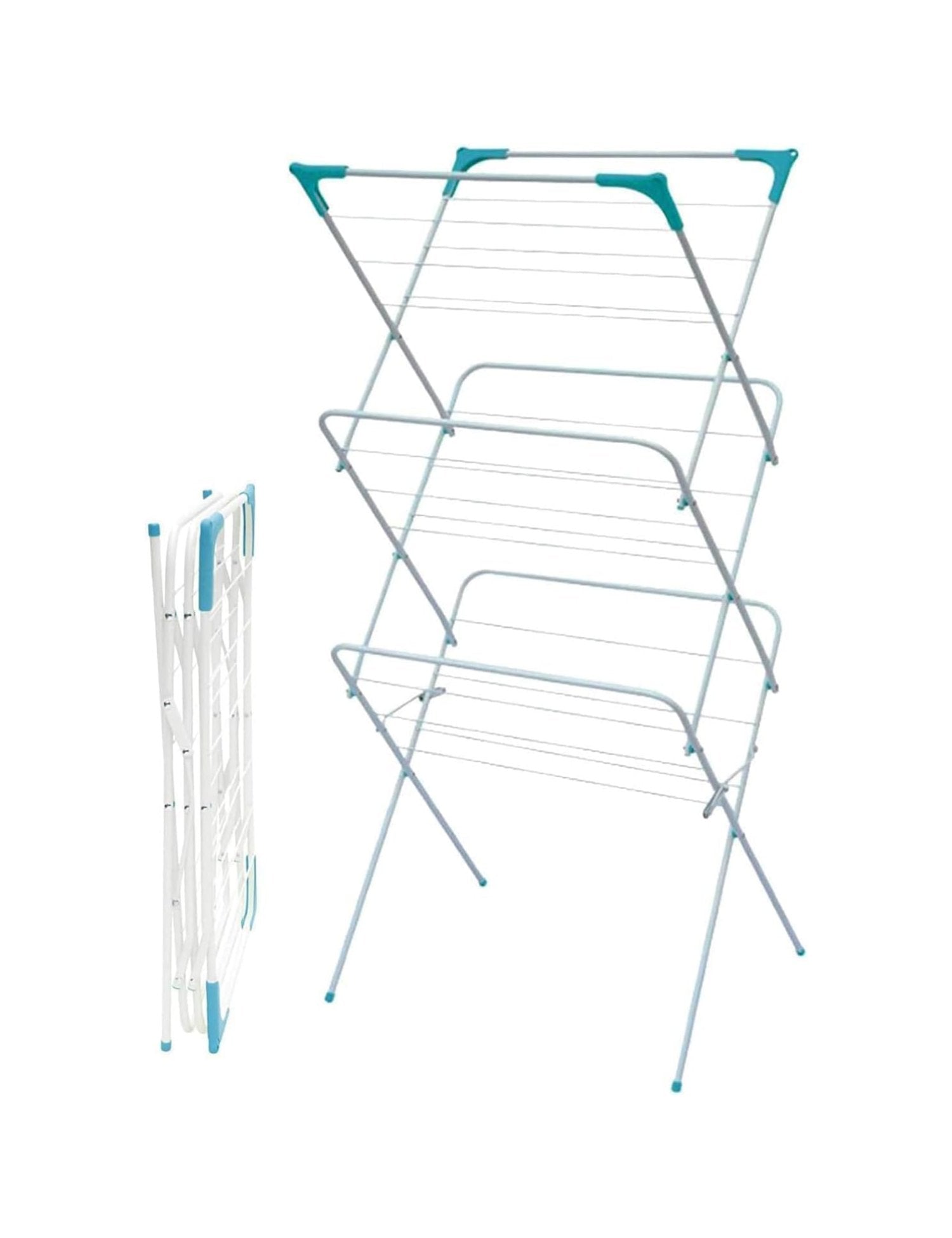 3-Tier Folding Clothes Airer – Space-Saving Drying Rack