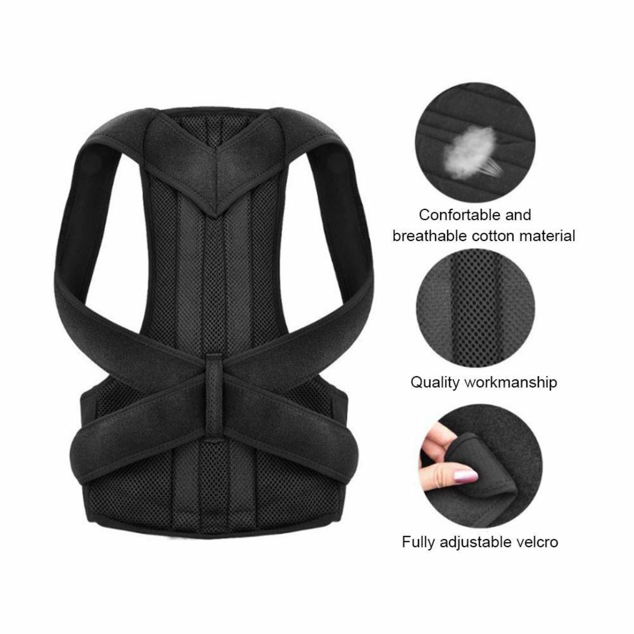 Adjustable Posture Corrector Slouch Shoulder Corset Back Lumbar Brace Orthosis Support Shoulder Straight Hold