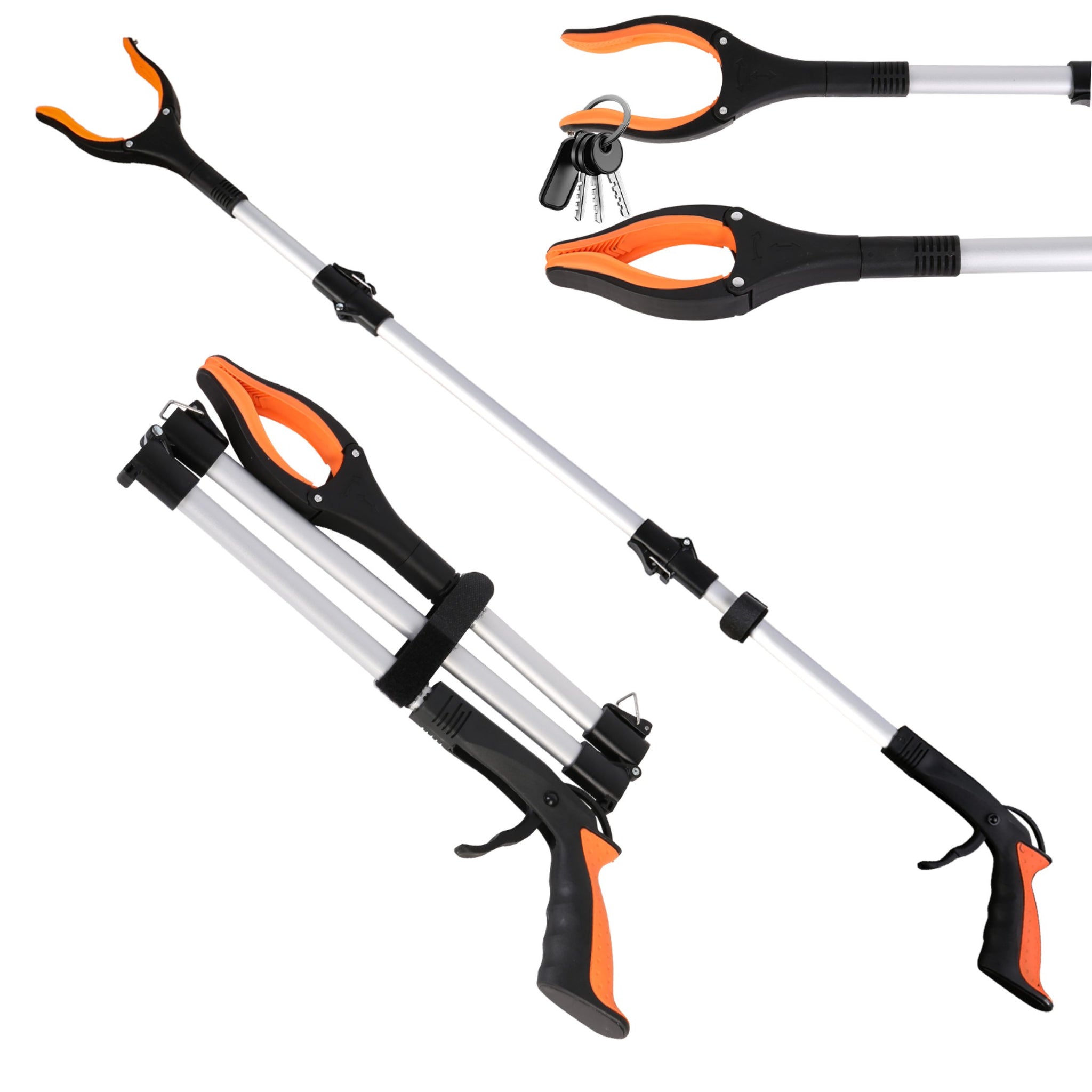 Reacher Grabber Tool Extra Long Grabbers Lightweight Handy Trash Claw Grabber with Magnets for Elderly