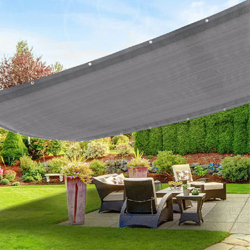 4.8m Garden Balcony Fence Cover Cloth Privacy Screen Fabric Shade Tarp Netting Mesh Cloth