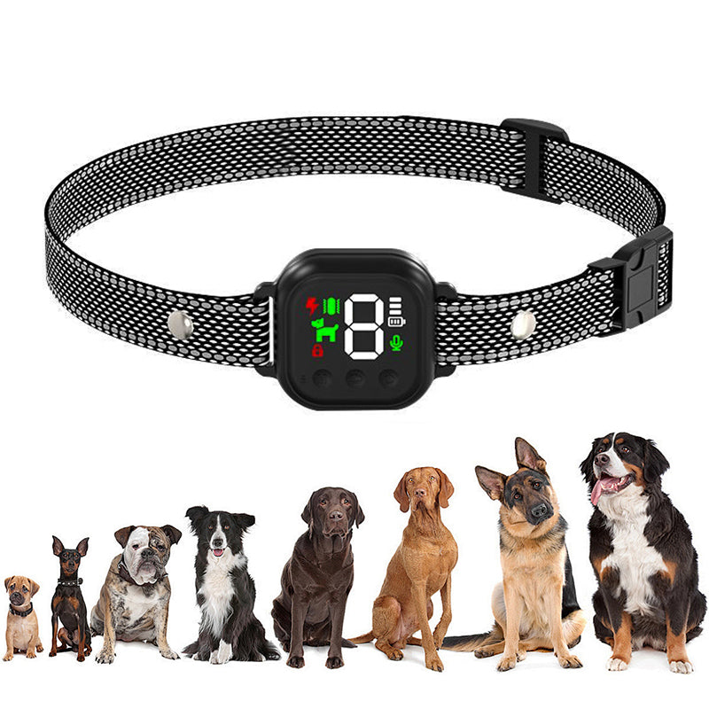 Smart Automatic Anti Barking Collar Digital Waterproof Stop Bark Collar for Dog Pet