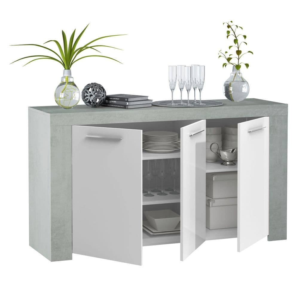 Curro White and Grey Sideboard - 2904