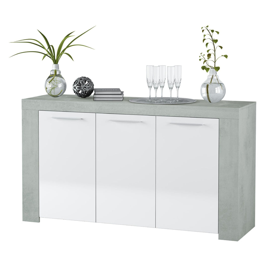 Curro White and Grey Sideboard - 2904