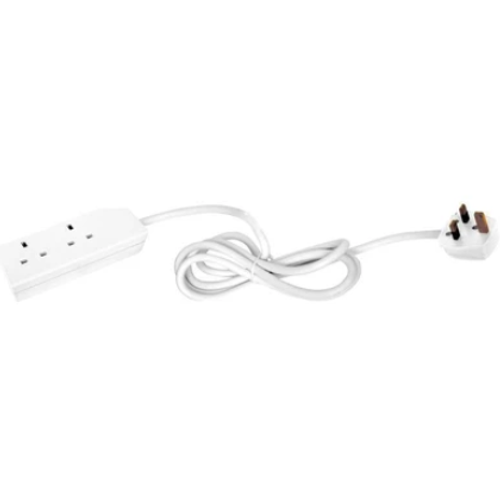 Daewoo 2 Gang 2 Metre Extension Lead- PIF2034