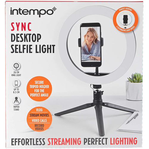 Intempo SYNC Desktop Selfie Light